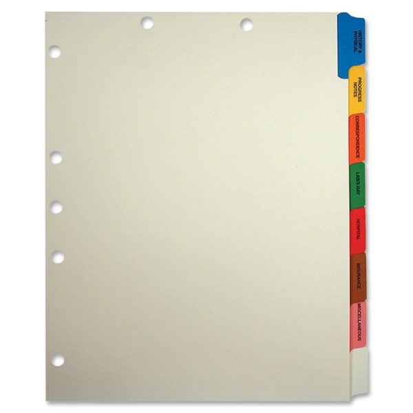 SEPARADORES COLOR CON 8 UNIVERSAL