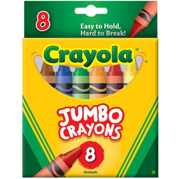 CRAYON CRAYOLA JUMBO CON 8