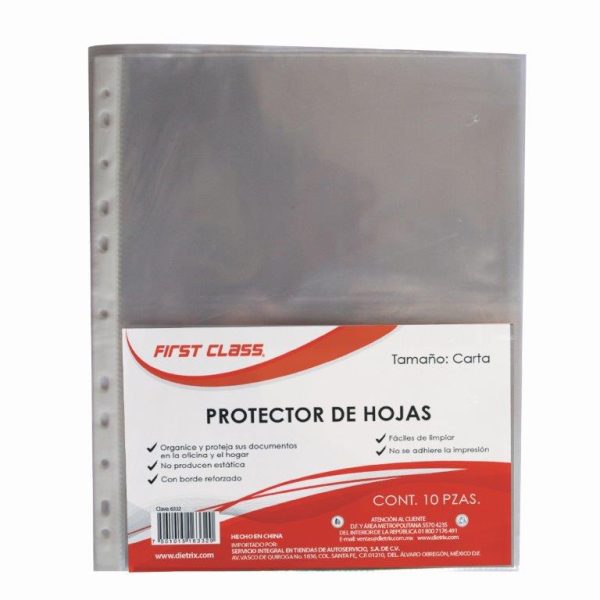 PROTECTOR DE HOJAS CARTA DIETRIX