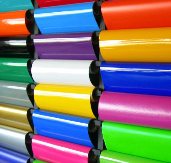 ROLLO PAPEL AUTOADHESIVO LUSTRIN 20M ROJO KW