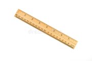 REGLA MADERA PLANA ESCOLAR 30CM