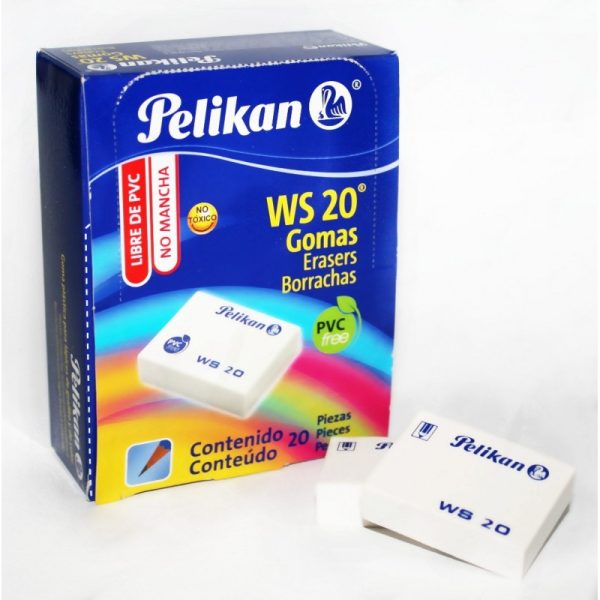 BORRADOR GOMA PLASTICA WS20 PELIKAN