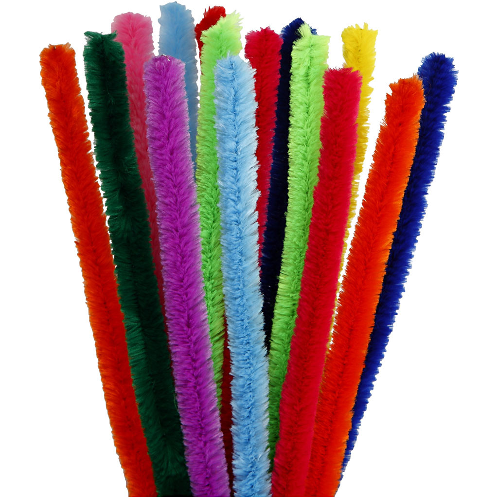 Chenille/ Limpia Pipas colores surtidos Bolsa x 48 Unds. (pack x 2